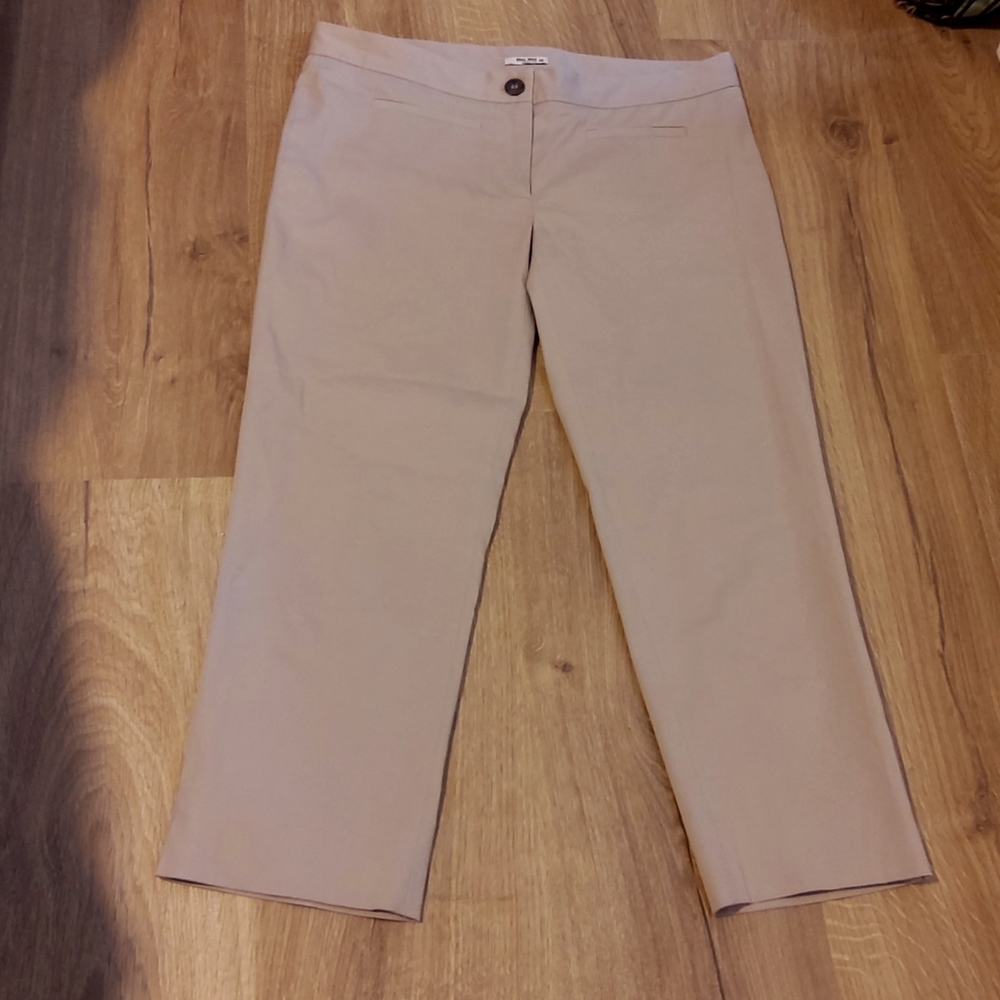 Miu Miunwottan Capri Pants With Slits - image 2